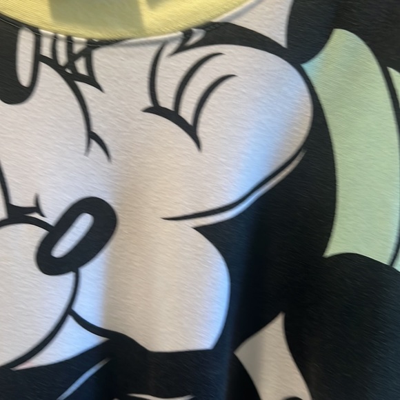 Vintage Disney Mickey and Minnie Mouse Oversized Pastel Sweatshirt 3X Disneyana - Picture 10 of 11